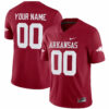 Custom Arkansas Razorbacks Football Cardinal Game Jersey - All Stitched