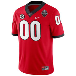 Alternative view of Custom Georgia Bulldogs Football Back2Back CFP National Championship Red Game Jersey - All Stitched