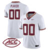 Custom Florida State Seminoles Football White Away Jersey w/ ACC Patch - All Stitched