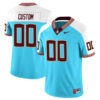 Custom Florida State Seminoles Football Seminole Heritage Alternate Turquoise Limited Jersey - All Stitched