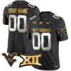 Custom West Virginia Mountaineers Football Black Limited Jersey - All Stitched