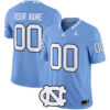 Custom North Carolina Tar Heels Football Carolina Blue Limited Jersey - All Stitched