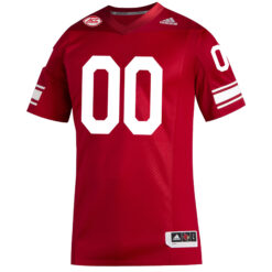 Alternative view of Custom Louisville Cardinals Football Red Alternate Game Jersey w/ ACC Patch - All Stitched