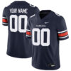 Custom Auburn Tigers Football Navy Home Game Jersey - All Stitched