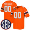 Custom Auburn Tigers Football Orange Game Jersey w/ SEC Patch - All Stitched