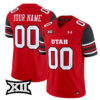Custom Utah Utes Football Red Vapor Limited Jersey - All Stitched