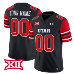 Custom Utah Utes Football Black Vapor Limited Jersey - All Stitched