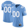 Custom UCLA Bruins Football Light Blue Alternate Jersey - All Stitched