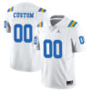 Custom UCLA Bruins Football White Vapor Limited Jersey - All Stitched