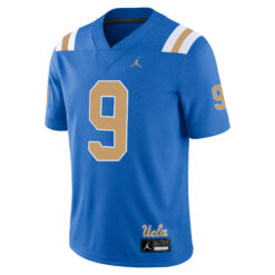 Alternative view of Nico Iamaleava UCLA Bruins Football Blue Home Jersey - All Stitched