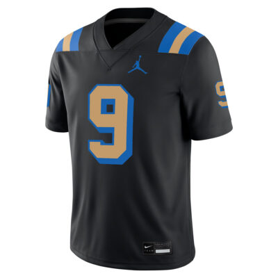 Alternative view of Nico Iamaleava UCLA Bruins Football Black Alternate Jersey - All Stitched