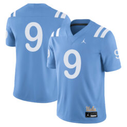 Nico Iamaleava UCLA Bruins Football Light Blue Alternate Jersey - All Stitched