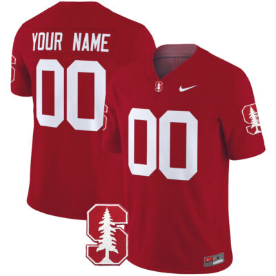 Custom Stanford Cardinal Football Cardinal Vapor Limited Jersey - All Stitched