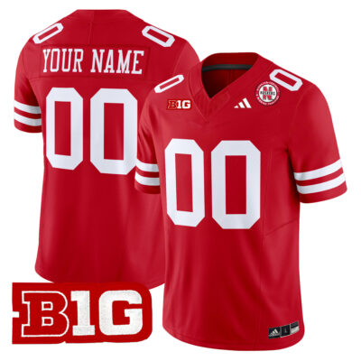 Custom Nebraska Cornhuskers Football Scarlet Vapor Limited Jersey - All Stitched