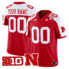 Custom Nebraska Cornhuskers Football Scarlet Alternate Vapor Limited Jersey - All Stitched