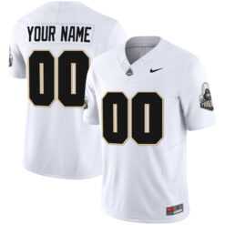 Custom Purdue Boilermakers Football White Vapor Limited Jersey - All Stitched