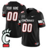 Custom Cincinnati Bearcats Football Black Limited Jersey - All Stitched