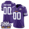 Custom Minnesota Vikings King Of The North Purple Limited Jersey - All Stitched