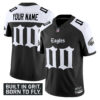 Custom Philadelphia Eagles Gothic Alternate Black Vapor Limited Jersey - All Stitched