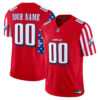 Custom Philadelphia Eagles American Style Red Vapor Limited Jersey - All Stitched