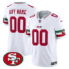 Custom San Francisco 49ers Mexico White Vapor Limited Jersey - All Stitched