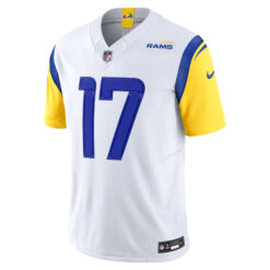 Alternative view of Davante Adams Los Angeles Rams White Away Vapor F.U.S.E Limited Jersey - All Stitched