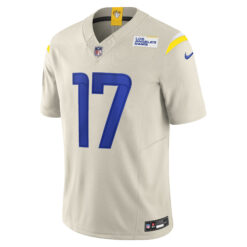 Alternative view of Davante Adams Los Angeles Rams Bone Alternate Vapor F.U.S.E Limited Jersey - All Stitched