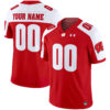 Custom Wisconsin Badgers Football Red Alternate Limited Jersey - All Stitched