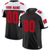 Custom Wisconsin Badgers Football Black Alternate Limited Jersey - All Stitched