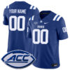 Custom Duke Blue Devils Football Royal Vapor F.U.S.E Limited Jersey w/ ACC Patch - All Stitched