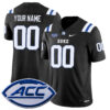 Custom Duke Blue Devils Football Black Vapor F.U.S.E Limited Jersey w/ ACC Patch - All Stitched