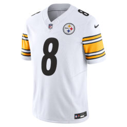 Alternative view of Aaron Rodgers Pittsburgh Steelers White Vapor F.U.S.E Limited Jersey - All Stitched