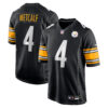DK Metcalf Pittsburgh Steelers Black Game Jersey - All Stitched