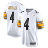 DK Metcalf Pittsburgh Steelers White Game Jersey - All Stitched