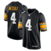 DK Metcalf Pittsburgh Steelers Black Alternate Game Jersey - All Stitched