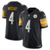 DK Metcalf Pittsburgh Steelers Black Vapor F.U.S.E Limited Jersey - All Stitched