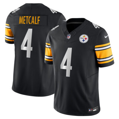 DK Metcalf Pittsburgh Steelers Black Vapor F.U.S.E Limited Jersey - All Stitched