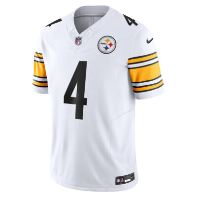 Alternative view of DK Metcalf Pittsburgh Steelers White Vapor F.U.S.E Limited Jersey - All Stitched