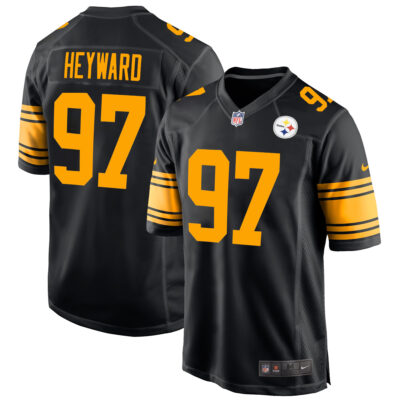 Cameron Heyward Pittsburgh Steelers Black 2nd Alternate Game Jersey - All Stitched