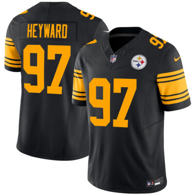 Cameron Heyward Pittsburgh Steelers Black 2nd Alternate Vapor F.U.S.E Limited Jersey - All Stitched