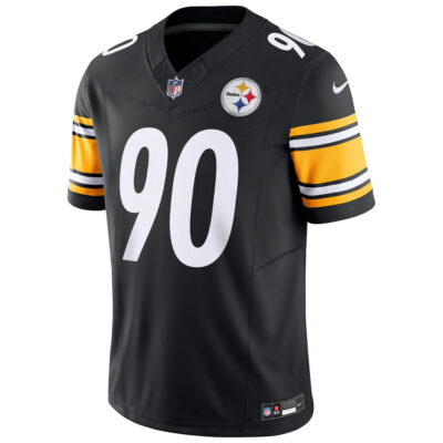 Alternative view of T.J. Watt Pittsburgh Steelers Black Vapor F.U.S.E Limited Jersey - All Stitched