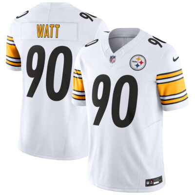 T.J. Watt Pittsburgh Steelers White Vapor F.U.S.E Limited Jersey - All Stitched