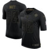 T.J. Watt Pittsburgh Steelers Black Salute To Service Limited Jersey - All Stitched