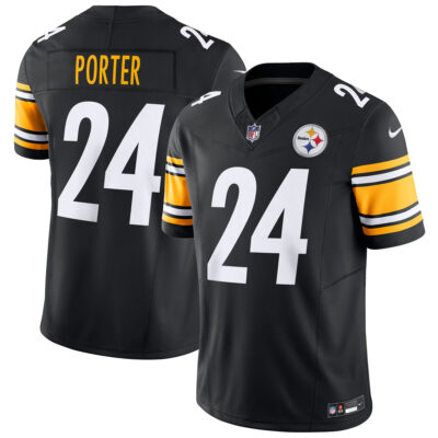Joey Porter Jr Pittsburgh Steelers Black Vapor F.U.S.E Limited Jersey - All Stitched