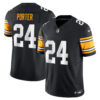 Joey Porter Jr Pittsburgh Steelers Black Alternate Vapor F.U.S.E Limited Jersey - All Stitched