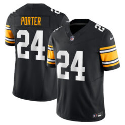 Joey Porter Jr Pittsburgh Steelers Black Alternate Vapor F.U.S.E Limited Jersey - All Stitched