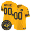 Custom Pittsburgh Steelers Gold 1962 Throwback Limited Jersey - All Stitched