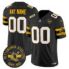 Custom Pittsburgh Steelers Black Throwback Limited Jersey - All Stitched