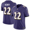 Derrick Henry Baltimore Ravens Purple Home Vapor F.U.S.E Limited Jersey - All Stitched