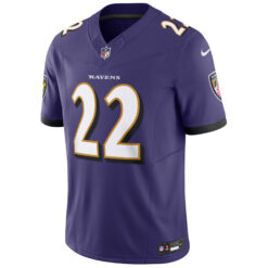 Alternative view of Derrick Henry Baltimore Ravens Purple Home Vapor F.U.S.E Limited Jersey - All Stitched